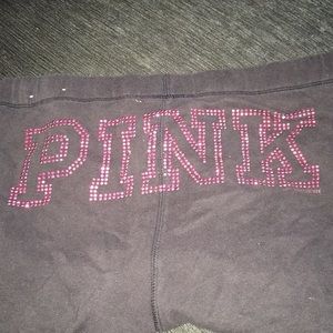 PINK sweatpants.